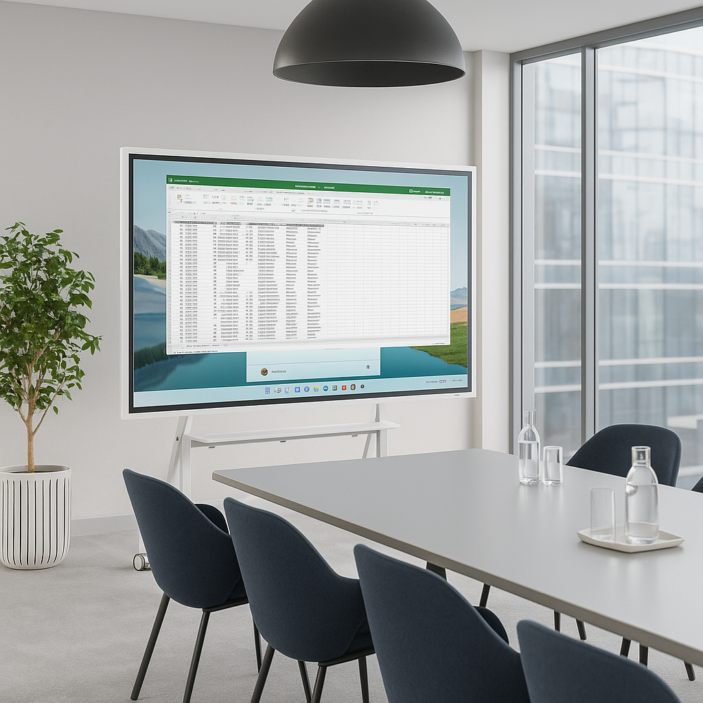 Samsung Flip Pro 75 pouces + Pied Roulant