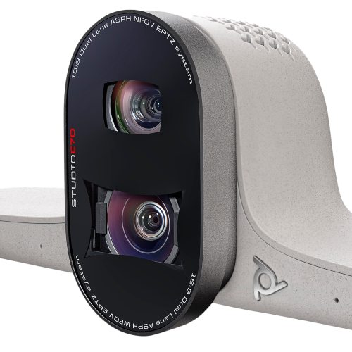 gros plans sur caméra Poly Studio E70