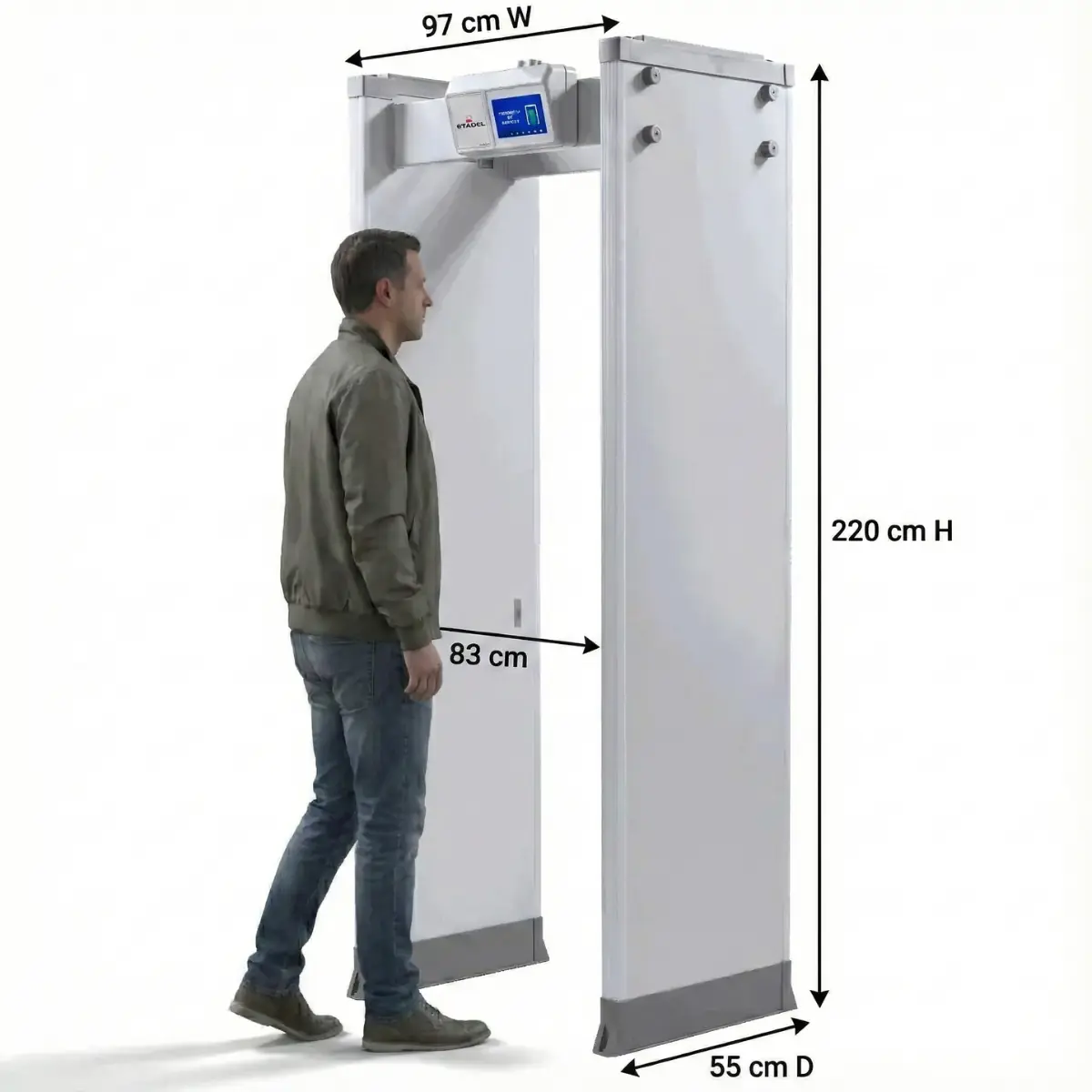 6TADEL PS-860 Portique de détection de 2.20m