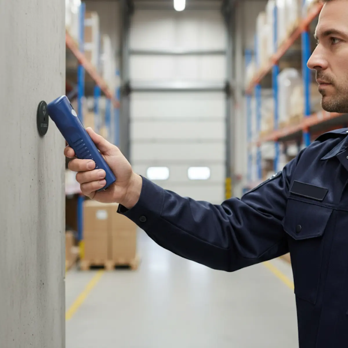 Utilisation du Vigicom CR-300 en entrepôt zone sensible