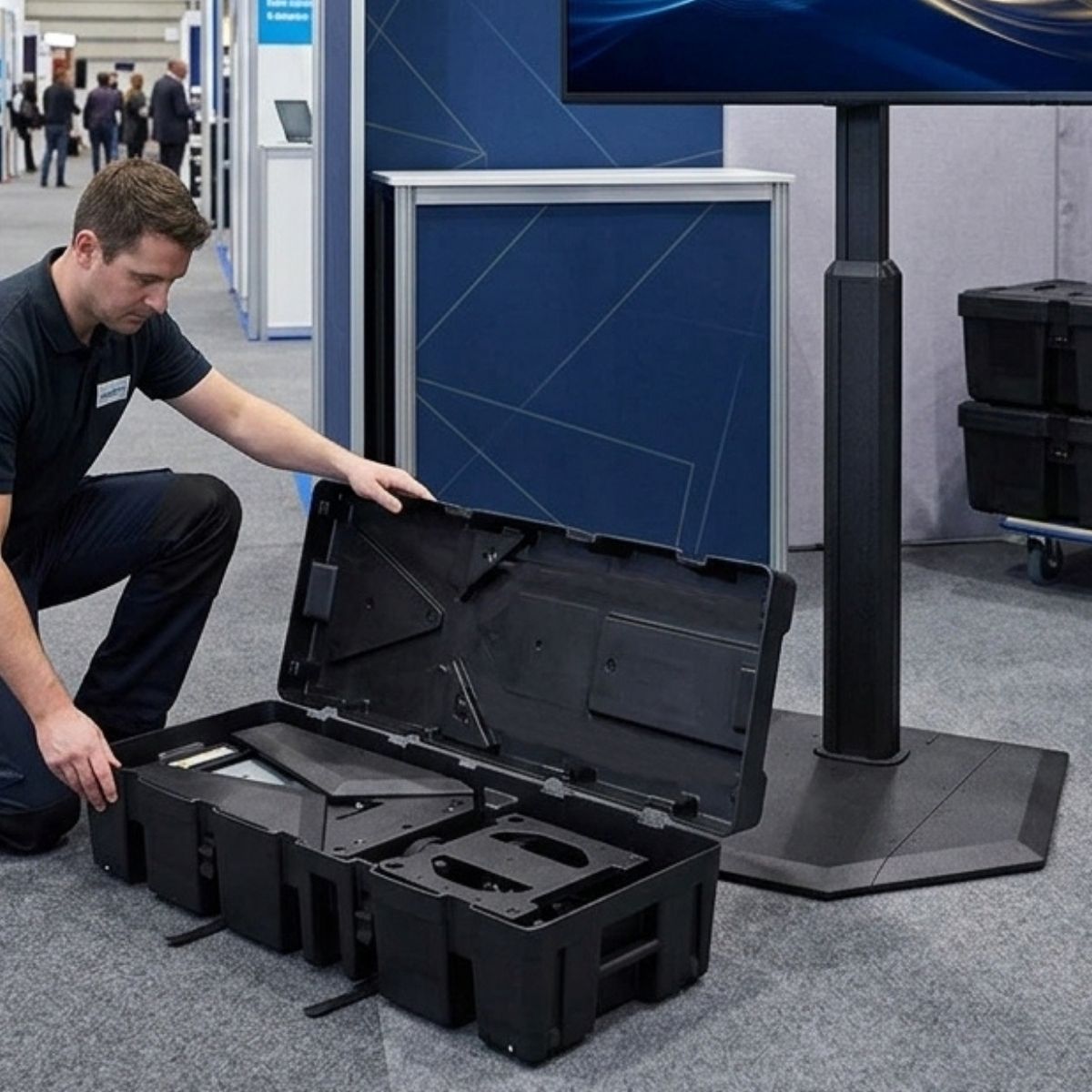 Rangement du support PRSU dans la valise PC900 - Kit Chief