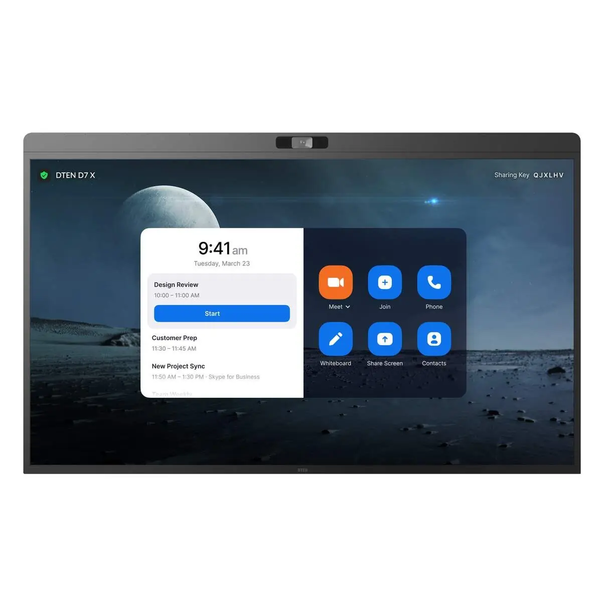 caractéristiques D7X 75 pouces