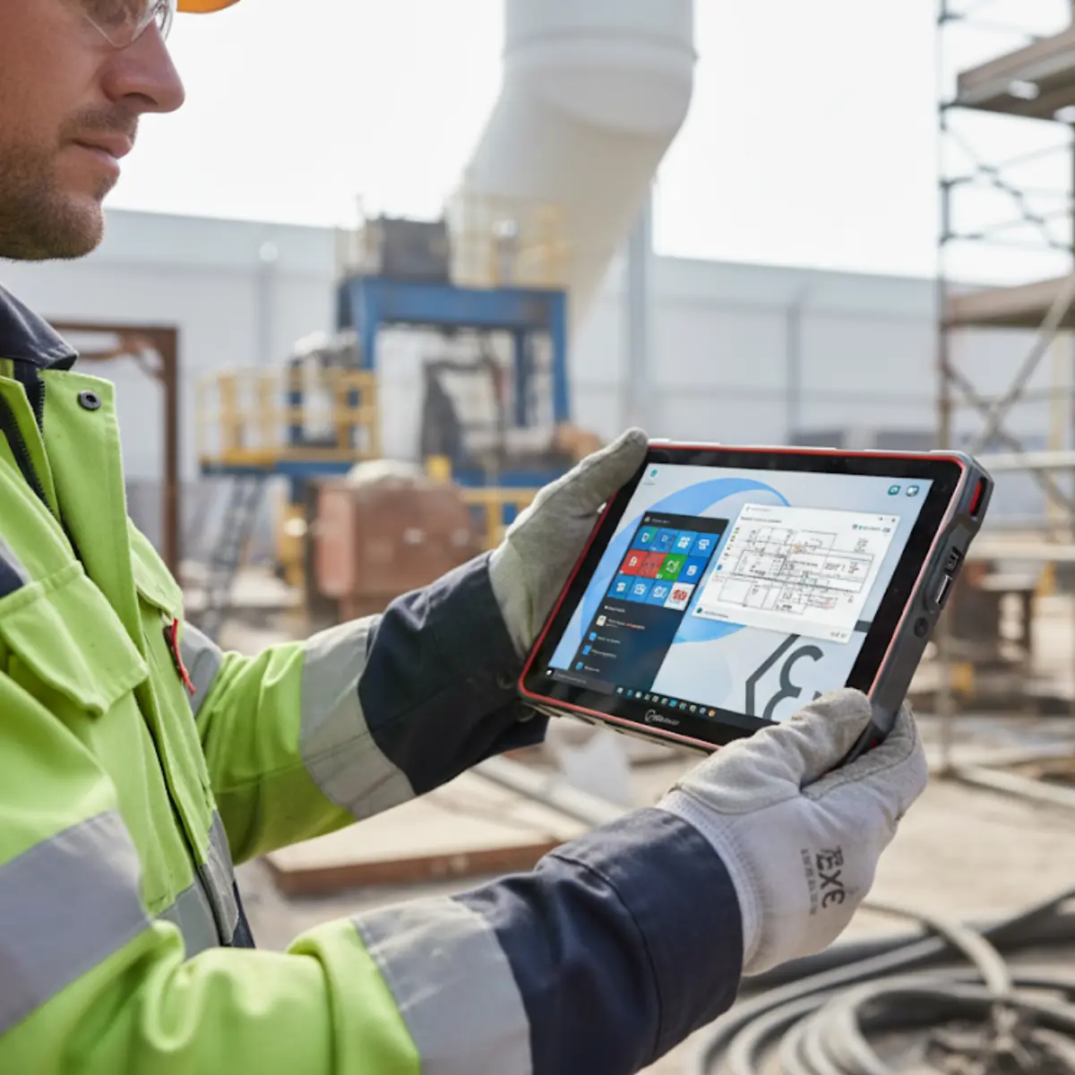 IS945.1 Tablette Windows pour chantiers ATEX Zone 1