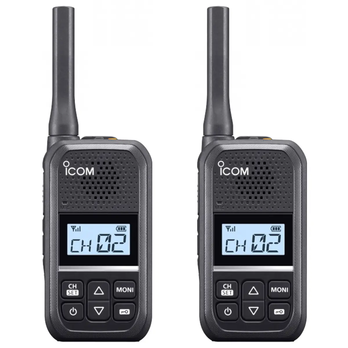 Paire de deux talkies-walkies Icom sans licence PMR446 - IC-U20SR