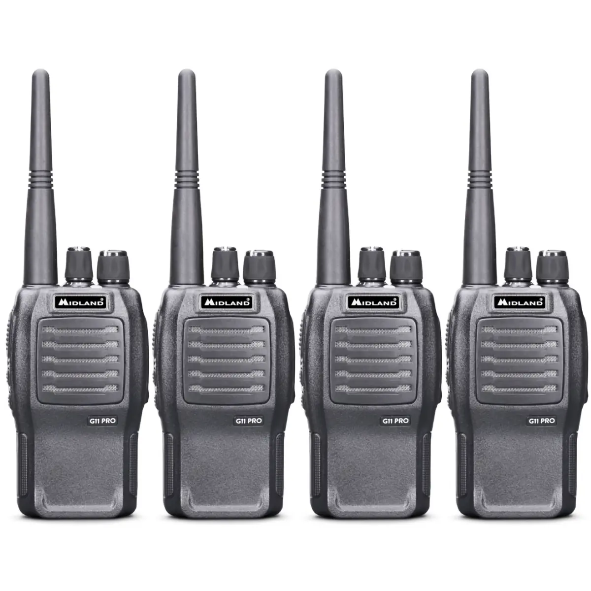 Pack de 4 Midland G11 Pro - Talkie walkie sans licence - C966.06 - Duo