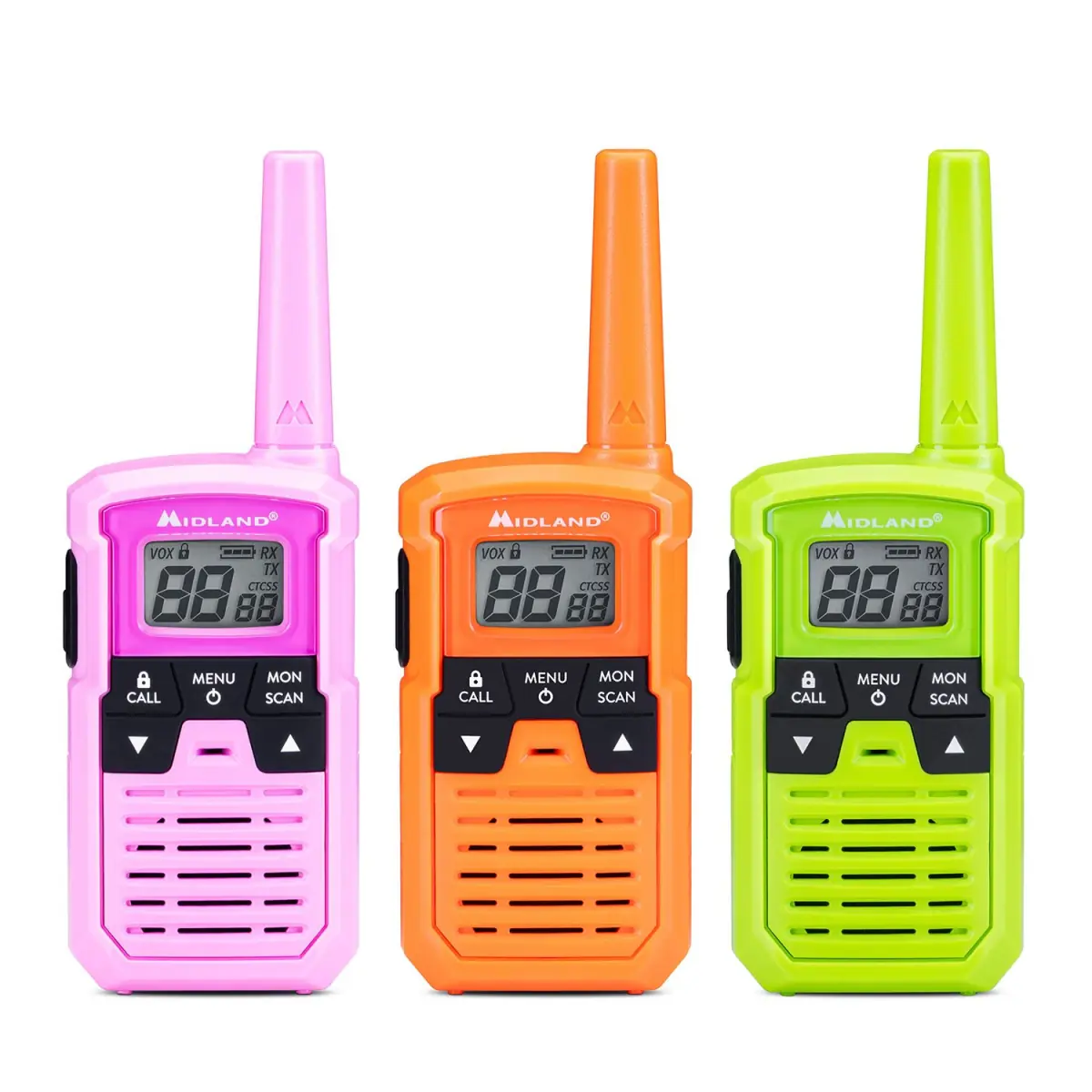 Midland XT10 Pro Multicolor - Talkie walkie sans licence - C1459.02 - Talkie walkie rose