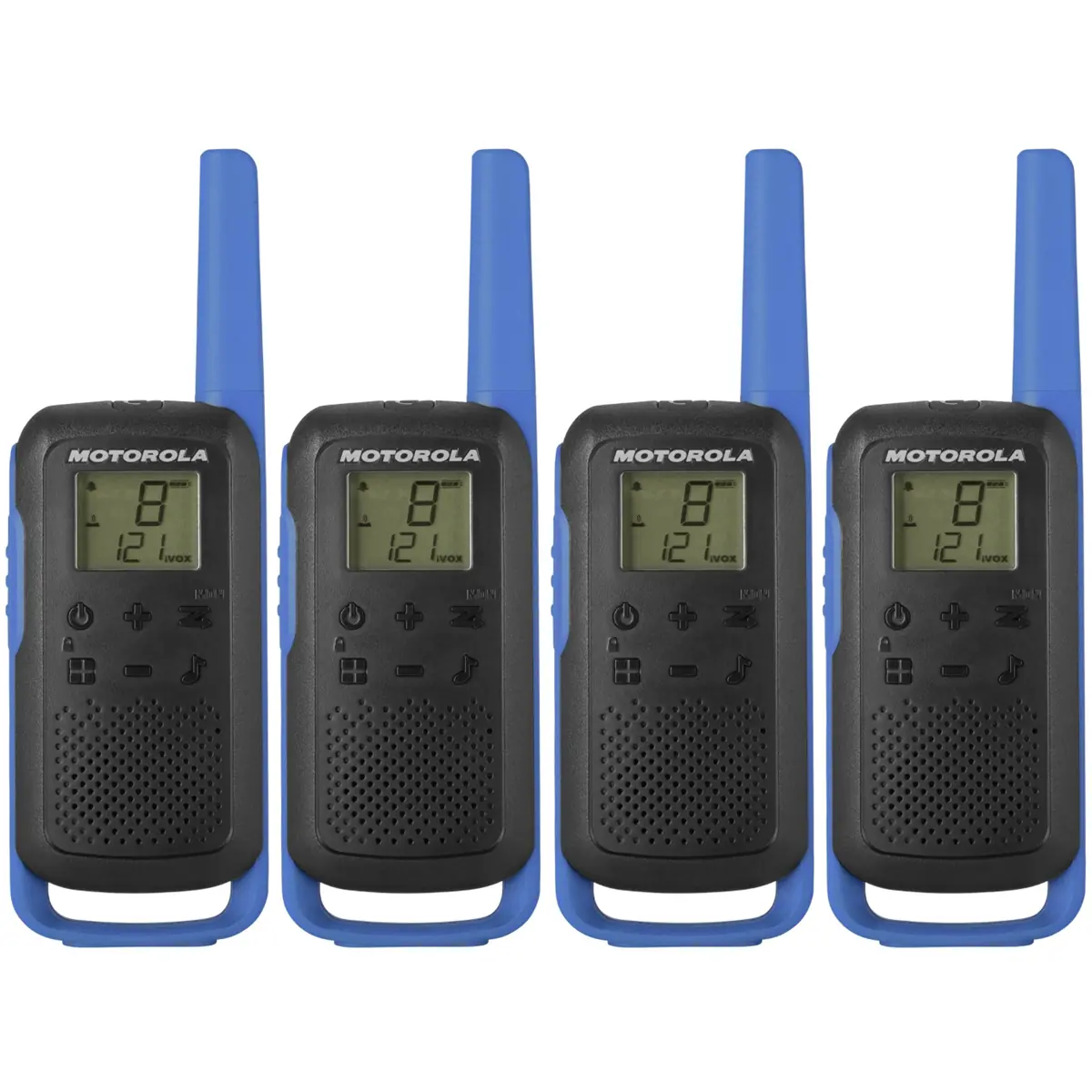 Pack de 4 Motorola T62 - Talkie walkie sans licence PMR446 - B6P00811LDRMAW 