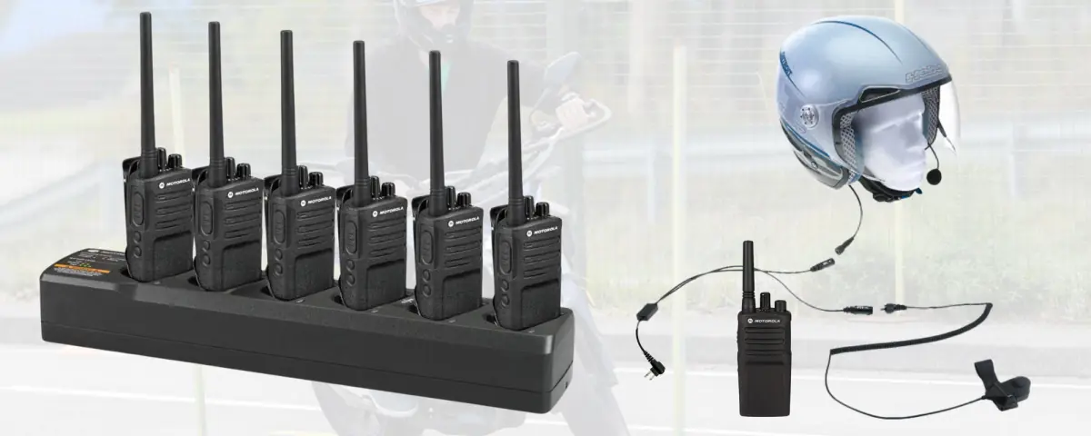 Kit intercom Moto Motorola XT420 sans licence avec accessoires casques