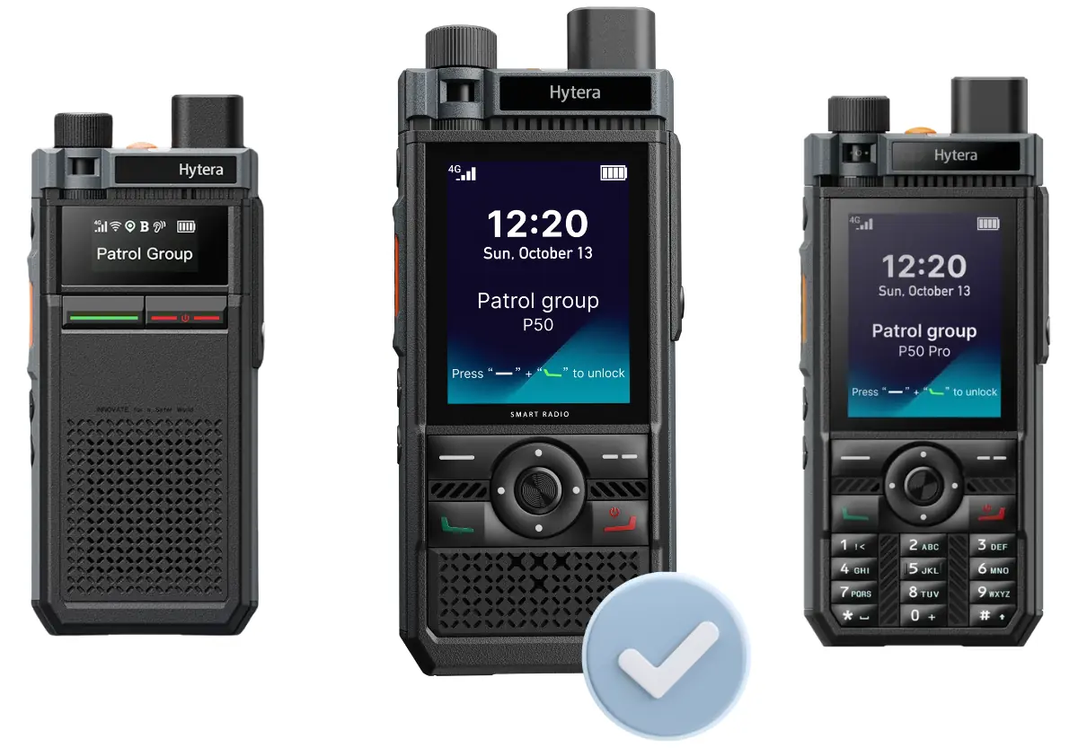 Hytera P50 Terminal PoC 4G sans clavier