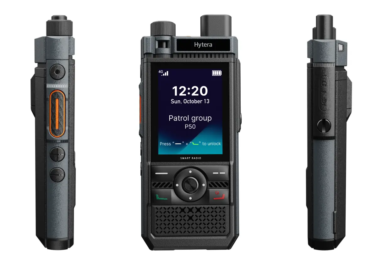 POC Hytera P 50, vue 180 degrés