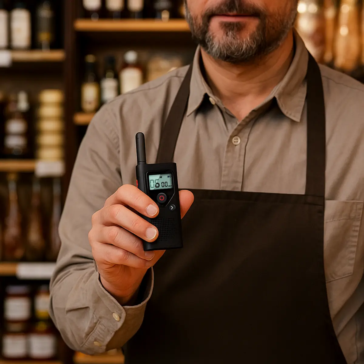 Talkie walkie compact idéal restaurateurs, boutiques