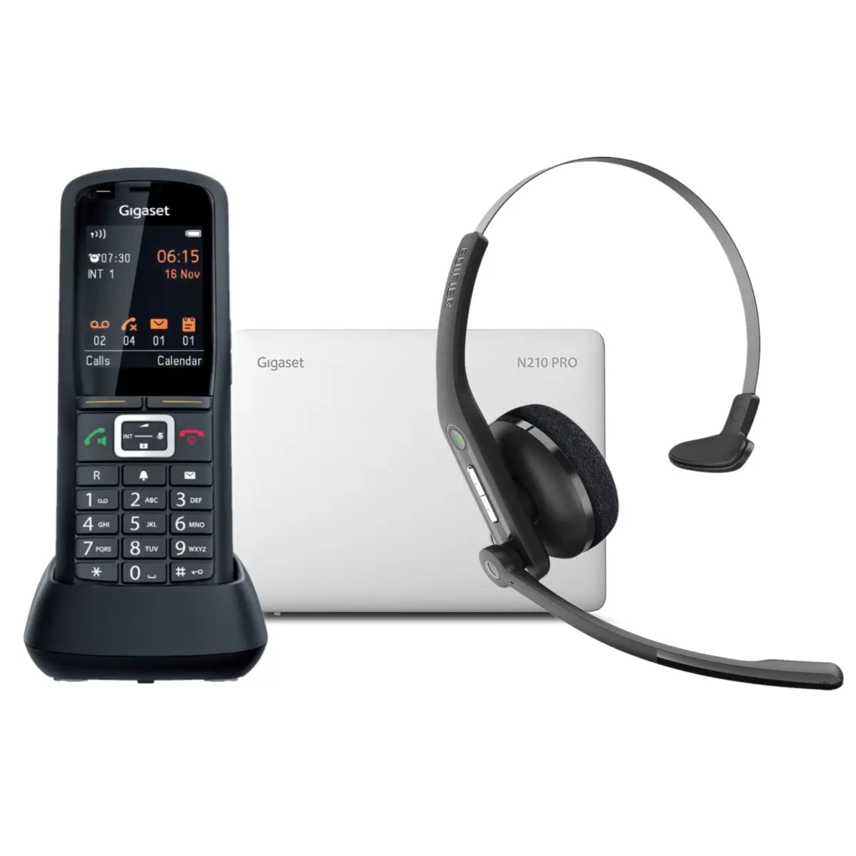 Pack téléphone Gigaset R700 avec micro casque Bluetooth
