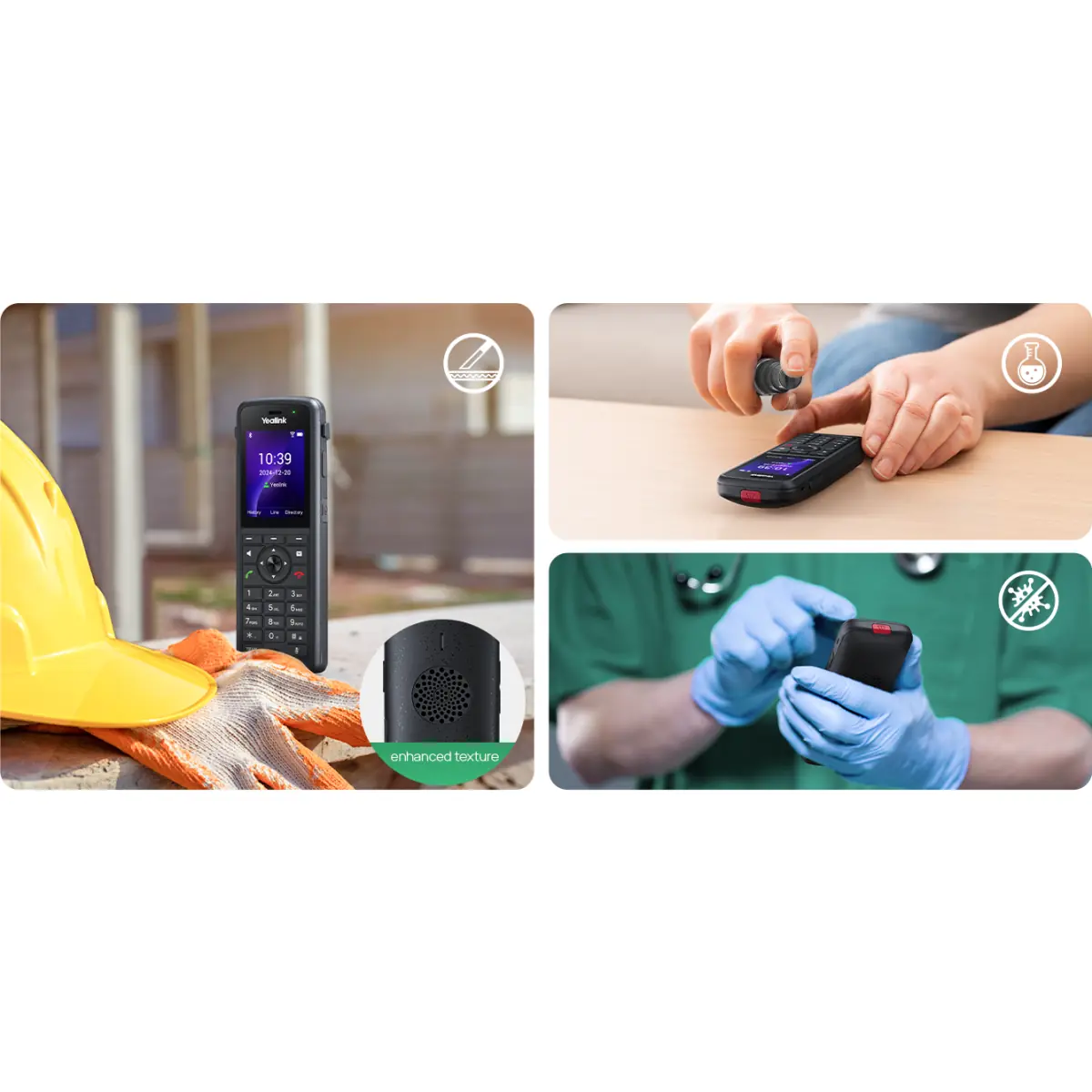 Yealink AX86R - combiné wifi ptt