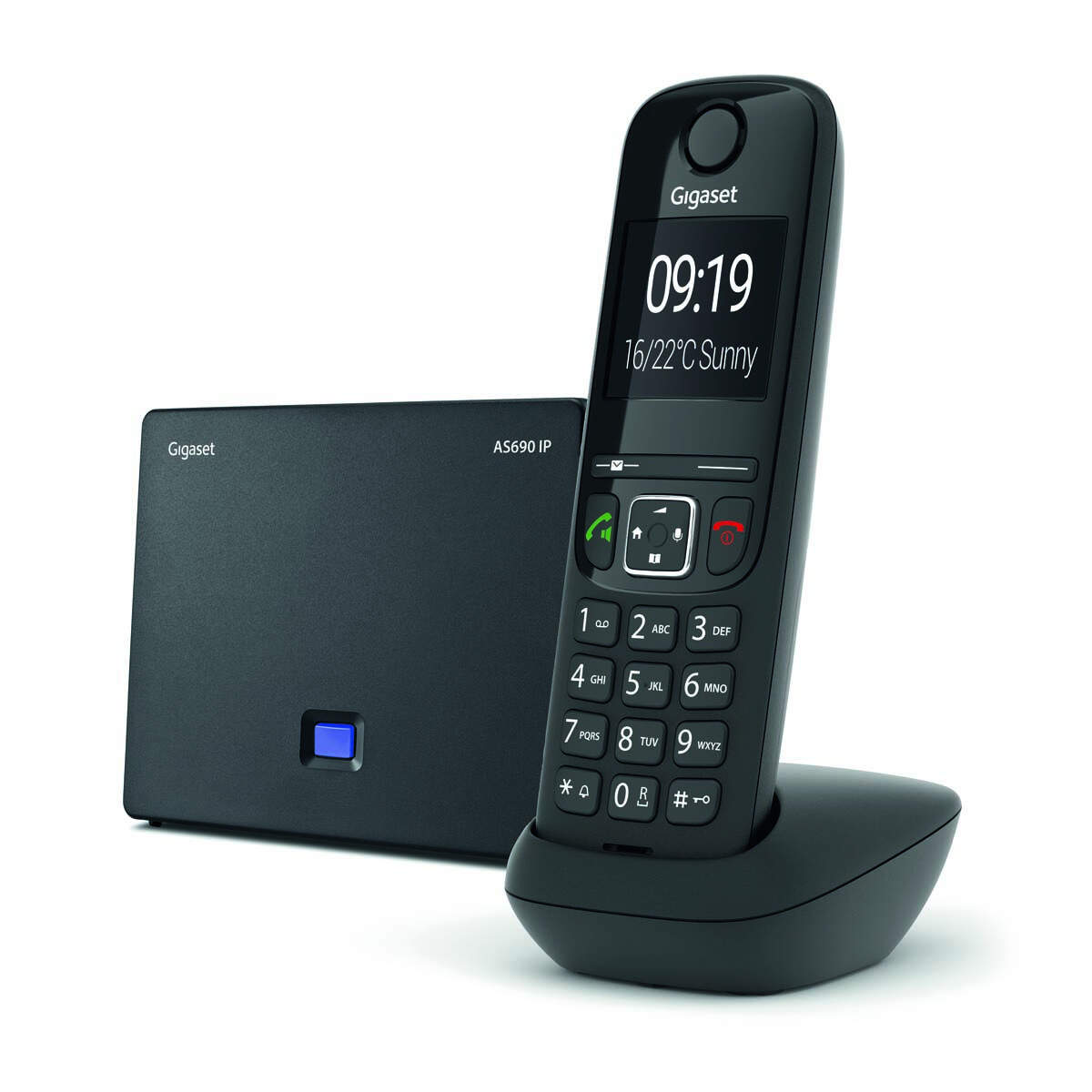 AS690A IP téléphone pro DECT avec 3 répondeurs