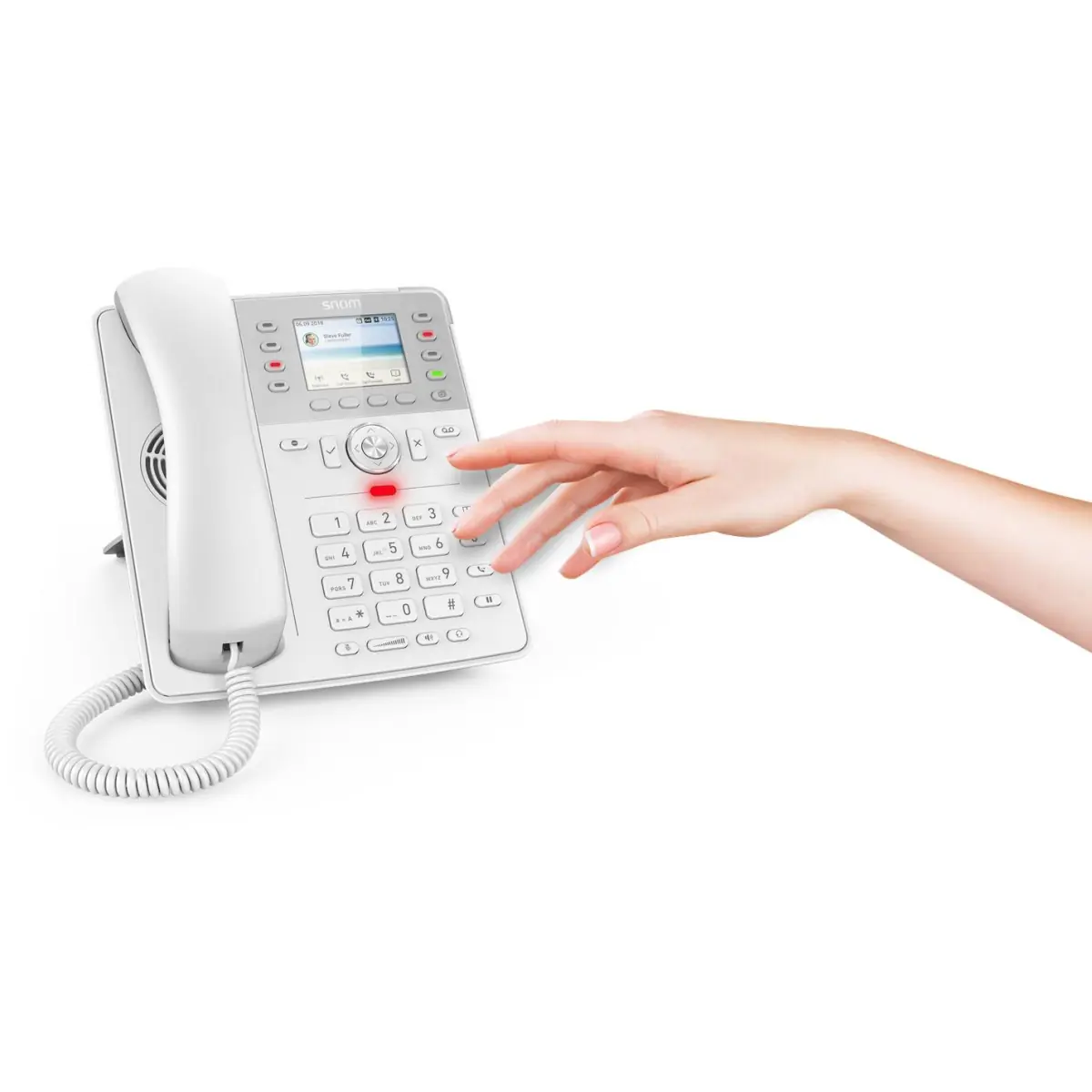 Snom D735 Blanc detail