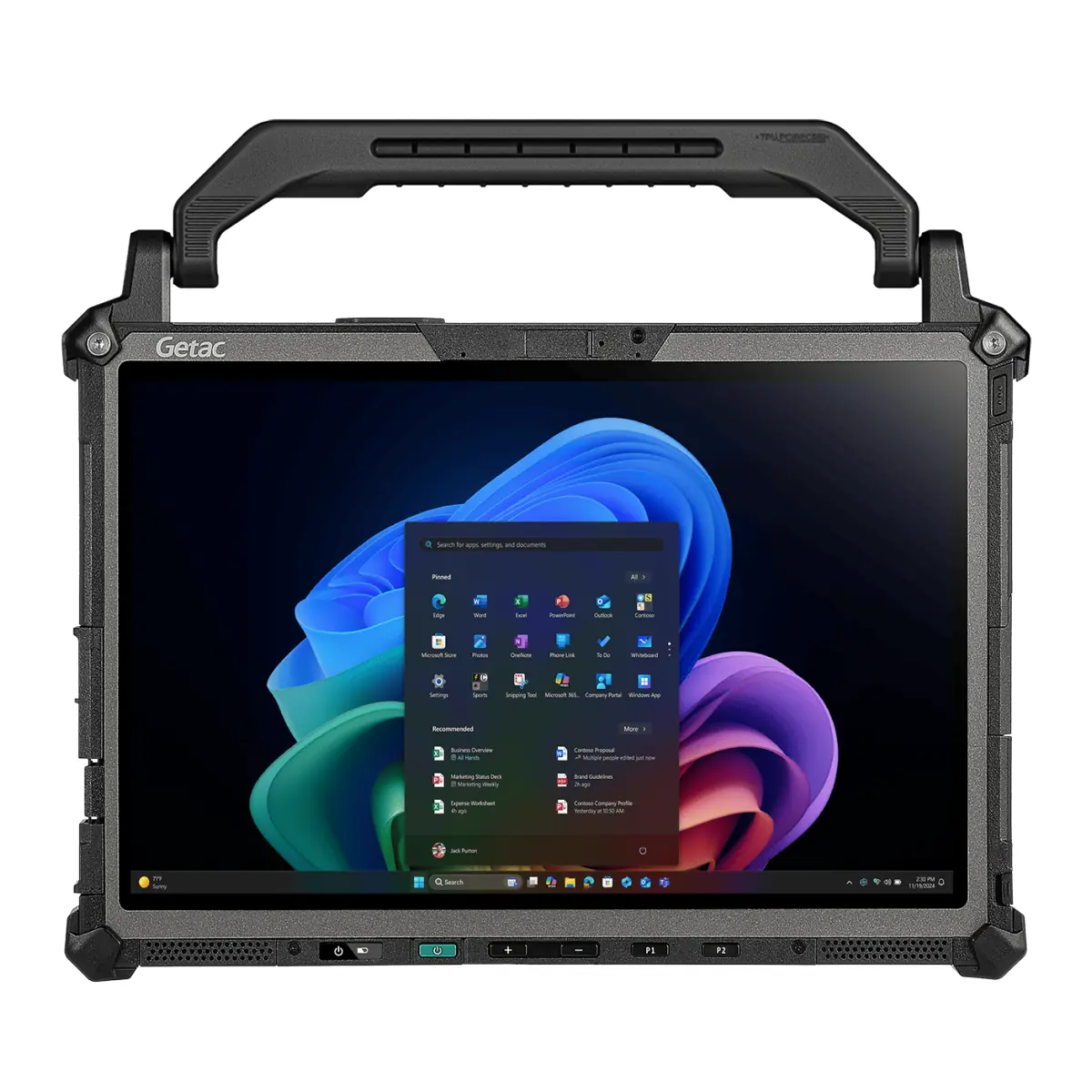 Getac f120 - tableau durcie avec IA