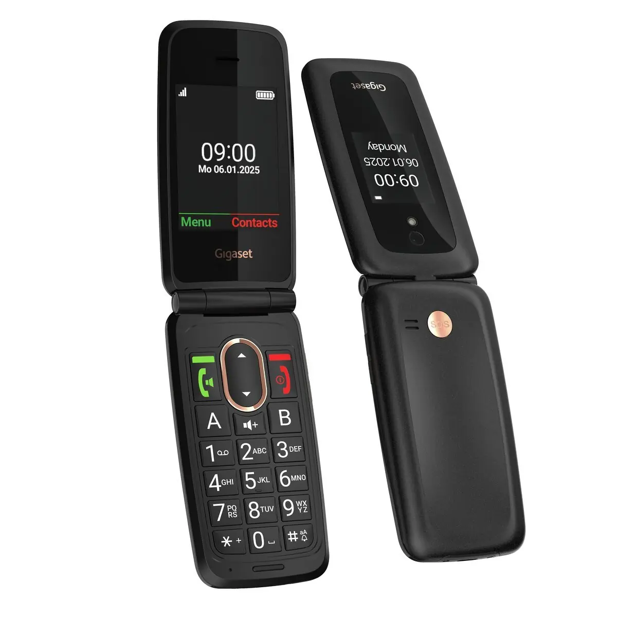 Bouton SOS au dos du Gigaset GL795
