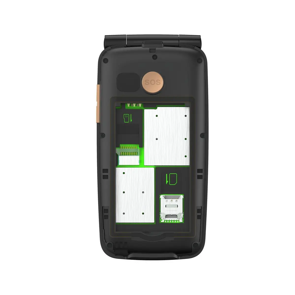 Écran principal et écran externe du Gigaset GL795