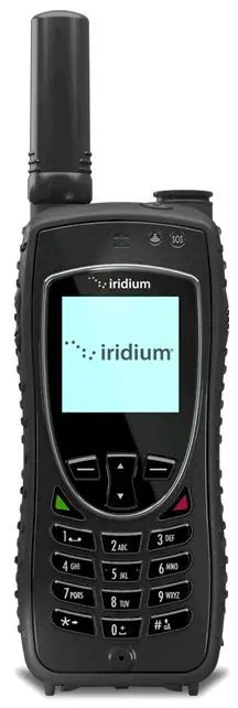 Vue face IRIDIUM 9575 aventure