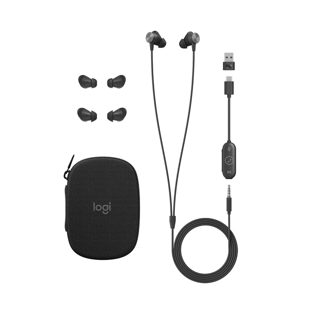 Casque filaire Logitech Zone Wired Earbuds