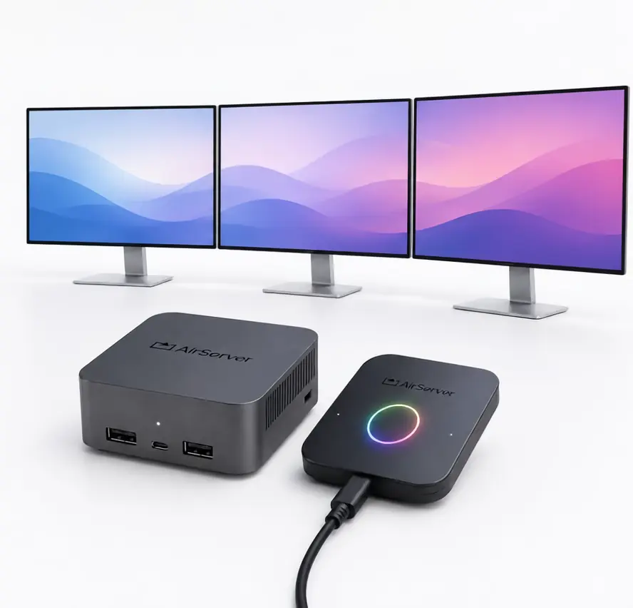 Kit AirServer Connect 3 et Connect Button