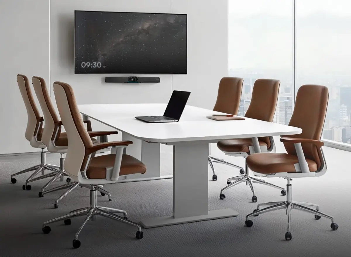 Barre de visioconférence avec double caméra 4K