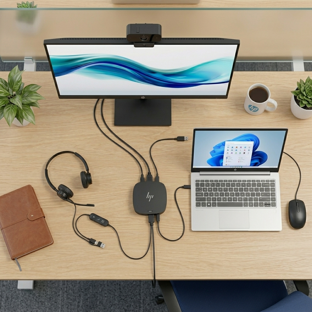 HP Poly Kit Poste de Travail Collaborateur HP Essential