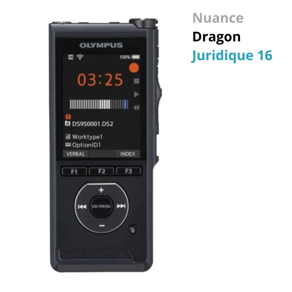 Olympus DS-9100 - logiciel Dragon Juridique 16