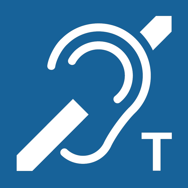 Pictogramme Boucle Magnétique BIM Position T