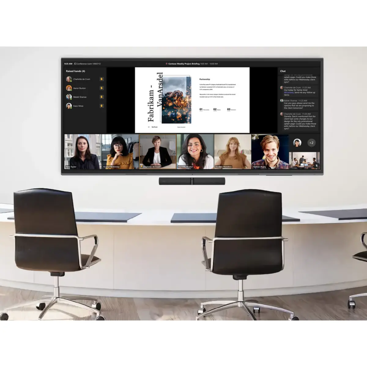 kit visioconférence écran 21:9